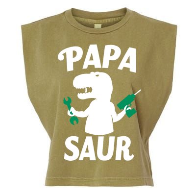 Papa Saur Fix Things Garment-Dyed Women's Muscle Tee