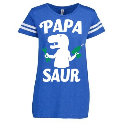 Papa Saur Fix Things Enza Ladies Jersey Football T-Shirt