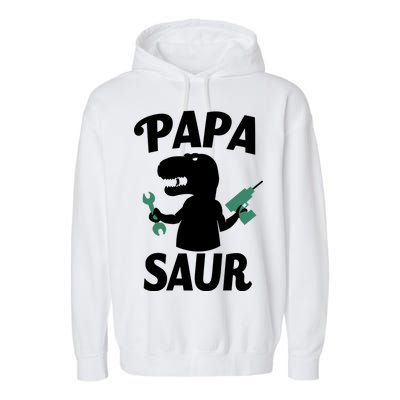 Papa Saur Fix Things Garment-Dyed Fleece Hoodie