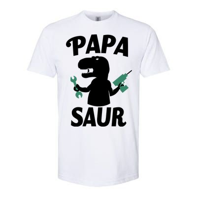 Papa Saur Fix Things Softstyle CVC T-Shirt