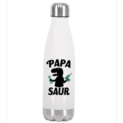 Papa Saur Fix Things Stainless Steel Insulated Water Bottle