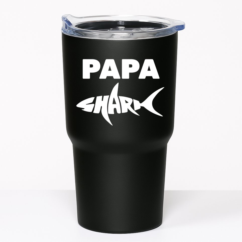 Papa Shark Tumbler