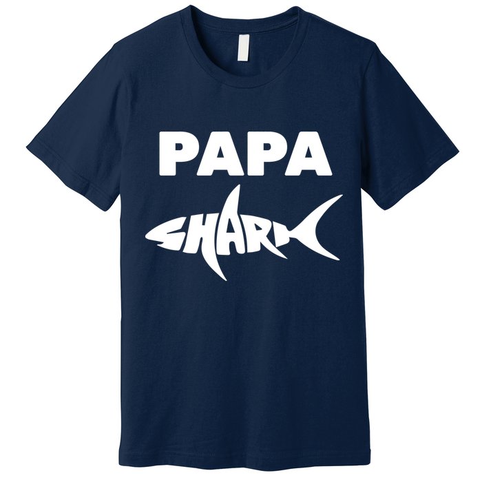 Papa Shark Premium T-Shirt
