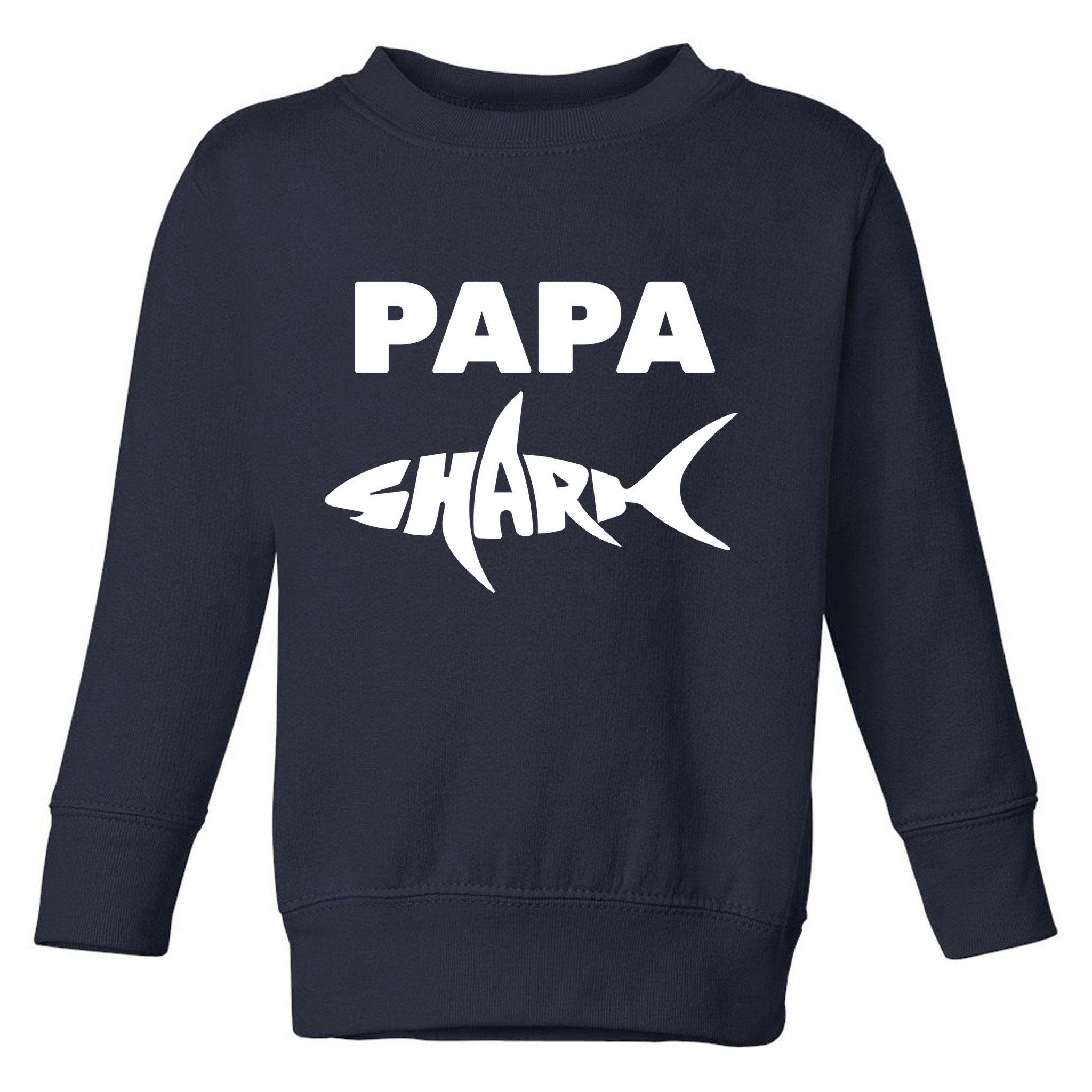Papa Shark Toddler Sweatshirt