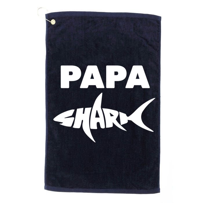 Papa Shark Golf Towel