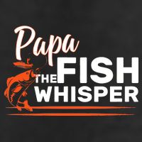 Papa The Fish Whisper 7 Panel Mesh Trucker Snapback Hat