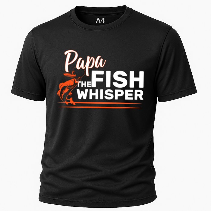 Papa The Fish Whisper Cooling Performance Crew T-Shirt