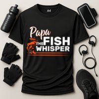 Papa The Fish Whisper Cooling Performance Crew T-Shirt