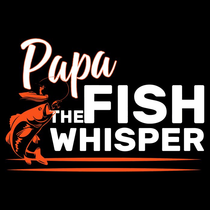 Papa The Fish Whisper Cooling Performance Crew T-Shirt