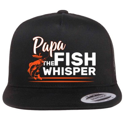 Papa The Fish Whisper Flatbill Hat