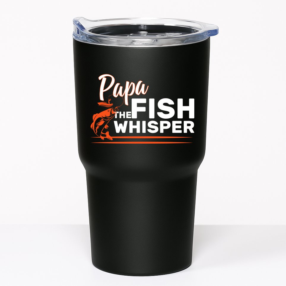 Papa The Fish Whisper Tumbler