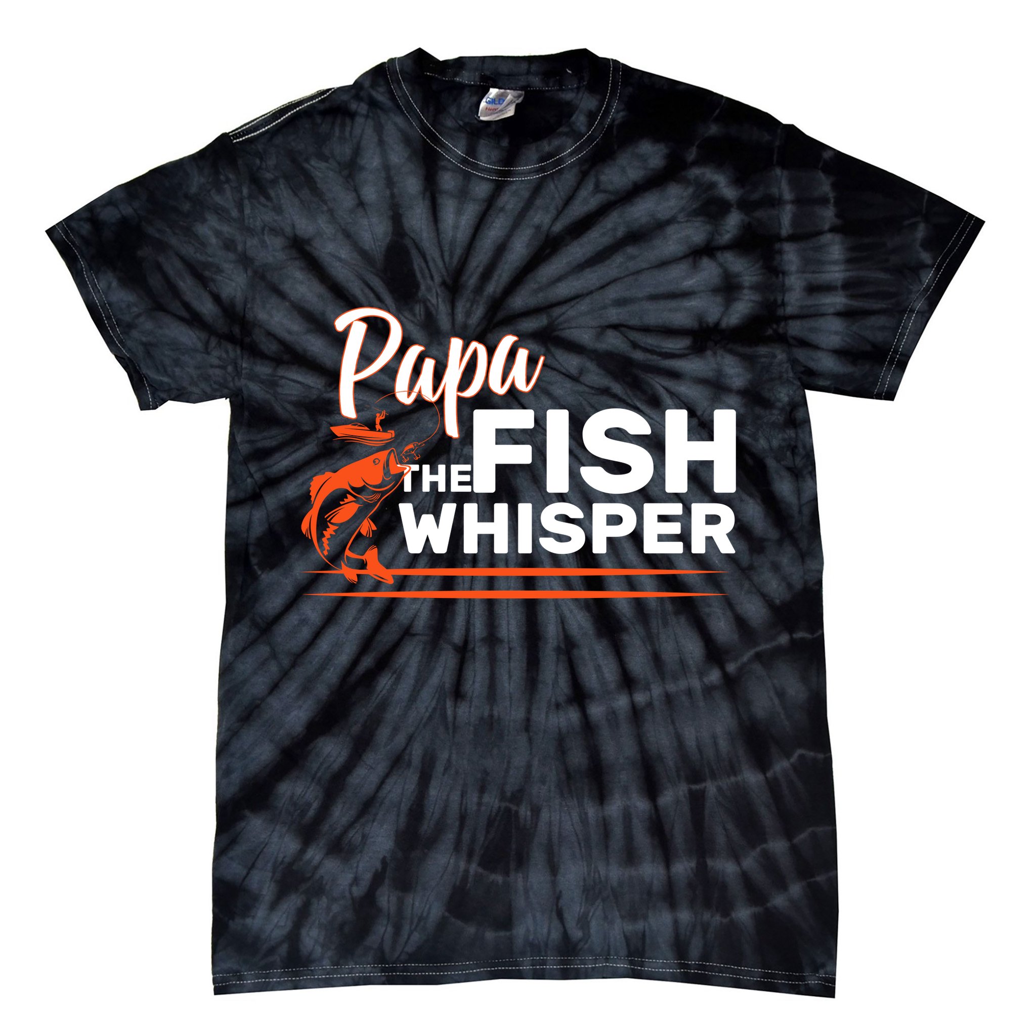 Papa The Fish Whisper Tie-Dye T-Shirt