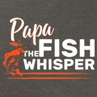 Papa The Fish Whisper Cotton Canvas Backpack