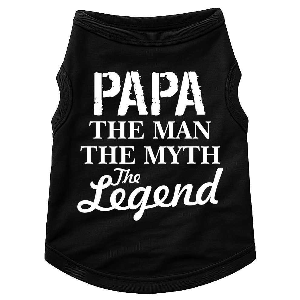 Papa The Man Myth Legend Doggie Tank
