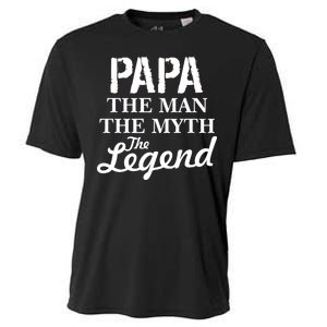 Papa The Man Myth Legend Cooling Performance Crew T-Shirt