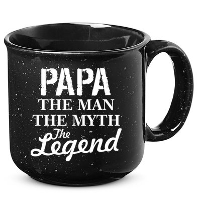 Papa The Man Myth Legend 15oz Campfire Ceramic Mug