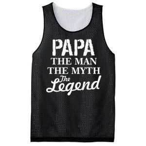 Papa The Man Myth Legend Mesh Reversible Basketball Jersey Tank