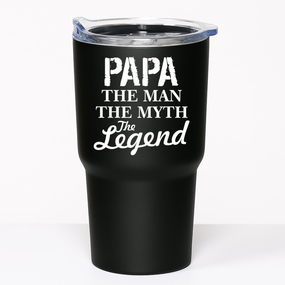 Papa The Man Myth Legend Tumbler