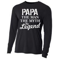 Papa The Man Myth Legend Cooling Performance Long Sleeve Crew