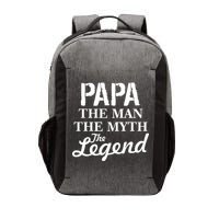 Papa The Man Myth Legend Vector Backpack