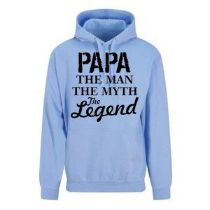 Papa The Man Myth Legend Unisex Surf Hoodie