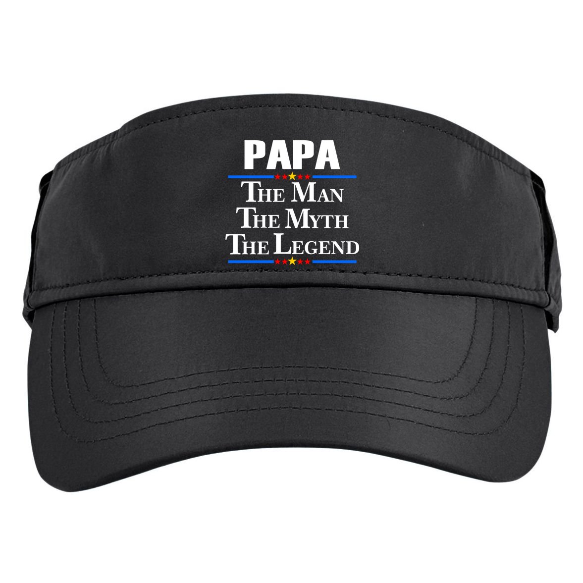 Papa The Man The Myth The Legend Adult Drive Performance Visor