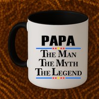 Papa The Man The Myth The Legend Mug