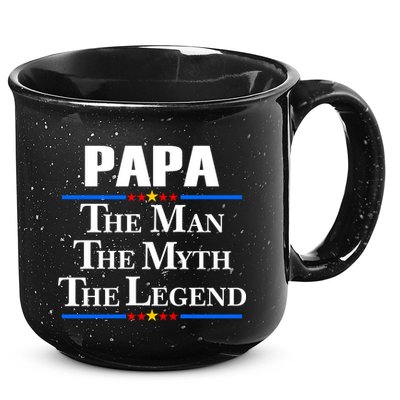 Papa The Man The Myth The Legend 15oz Campfire Ceramic Mug