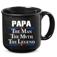 Papa The Man The Myth The Legend 15oz Campfire Ceramic Mug
