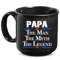 Papa The Man The Myth The Legend 15oz Campfire Ceramic Mug