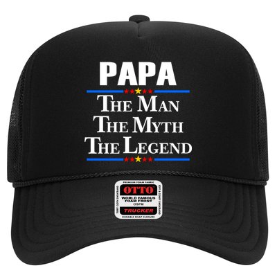 Papa The Man The Myth The Legend Trucker Hat