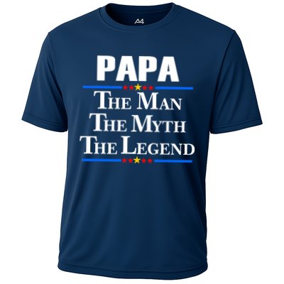 Papa The Man The Myth The Legend Performance Shirt