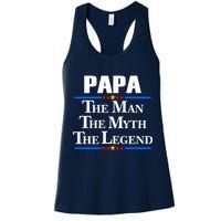 Papa The Man The Myth The Legend Womens Tank Top