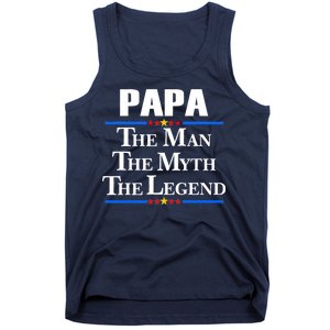 Papa The Man The Myth The Legend Tank Top