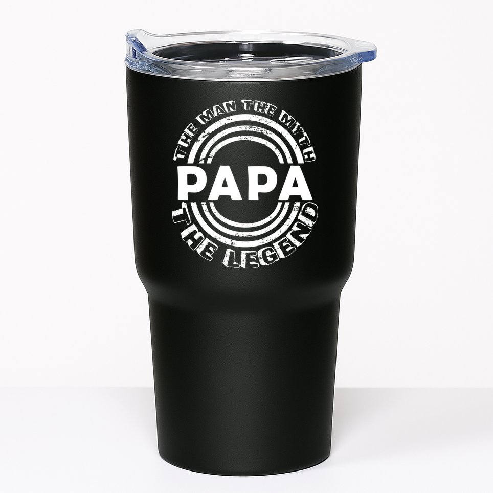 Papa The Man The Myth The Legend Funny Tumbler