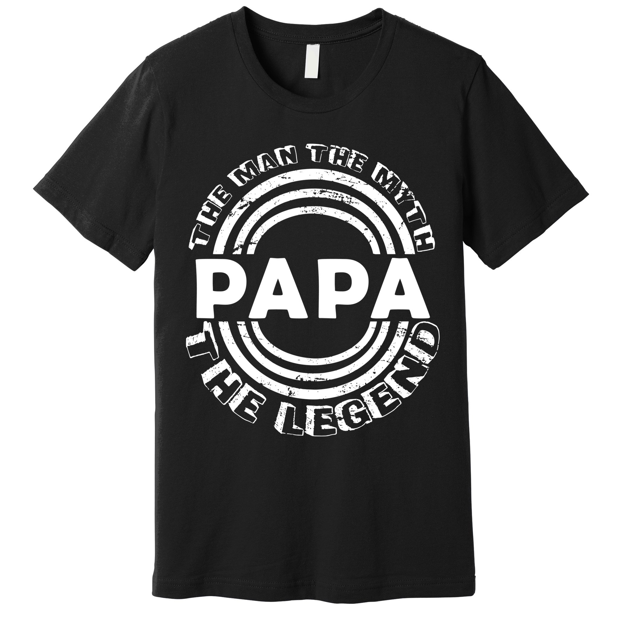 Papa The Man The Myth The Legend Funny Premium T-Shirt