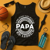 Papa The Man The Myth The Legend Funny Tank Top