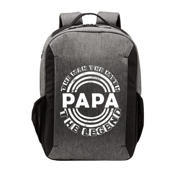 Papa The Man The Myth The Legend Funny Vector Backpack