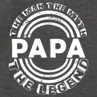 Papa The Man The Myth The Legend Funny Vector Backpack