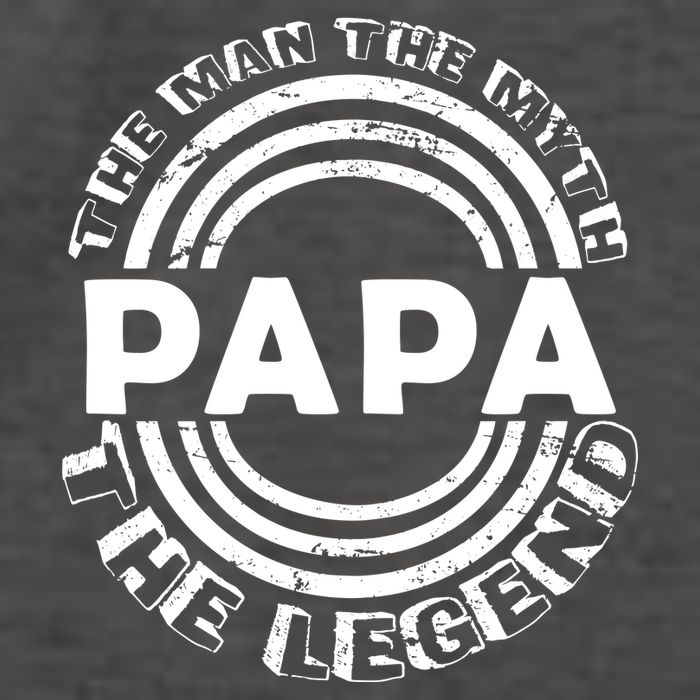 Papa The Man The Myth The Legend Funny Vector Backpack