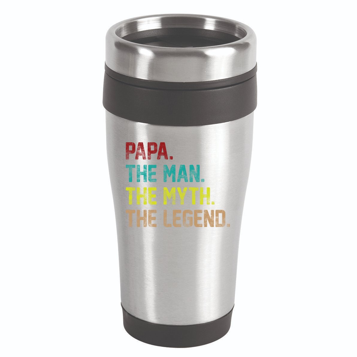 Papa The Man The Myth The Legend Vintage 16oz Travel Tumbler