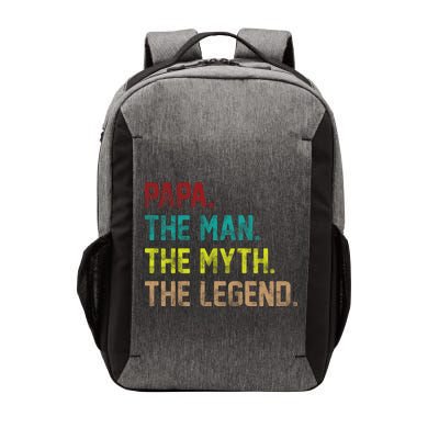 Papa The Man The Myth The Legend Vintage Vector Backpack