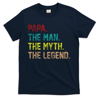 Papa The Man The Myth The Legend Vintage T-Shirt