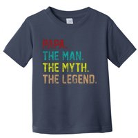 Papa The Man The Myth The Legend Vintage Toddler T-Shirt