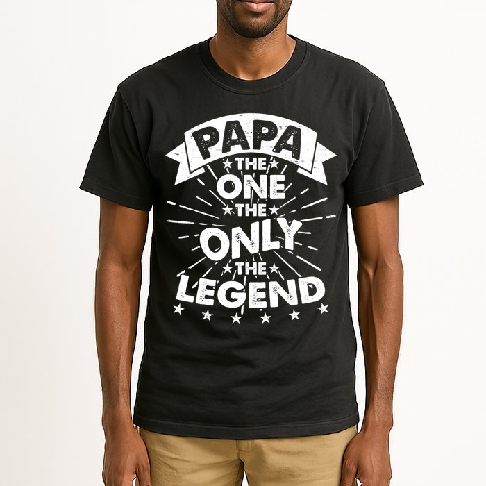 Papa the One The Only The Legend Tall T-Shirt