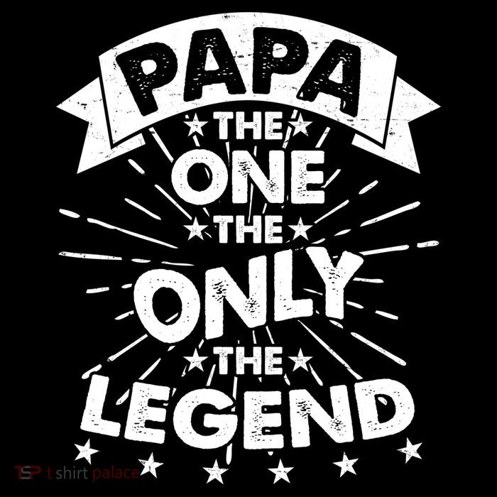 Papa the One The Only The Legend Backpack