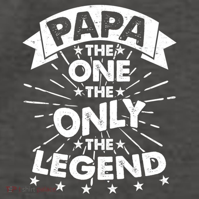 Papa the One The Only The Legend Vector Backpack