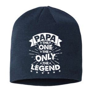 Papa the One The Only The Legend Sustainable Beanie