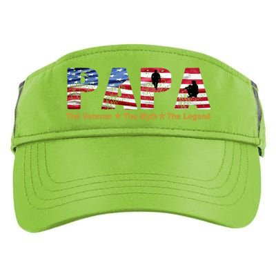 Papa The Veteran The Myth The Legend Adult Drive Performance Visor