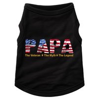 Papa The Veteran The Myth The Legend Doggie Tank